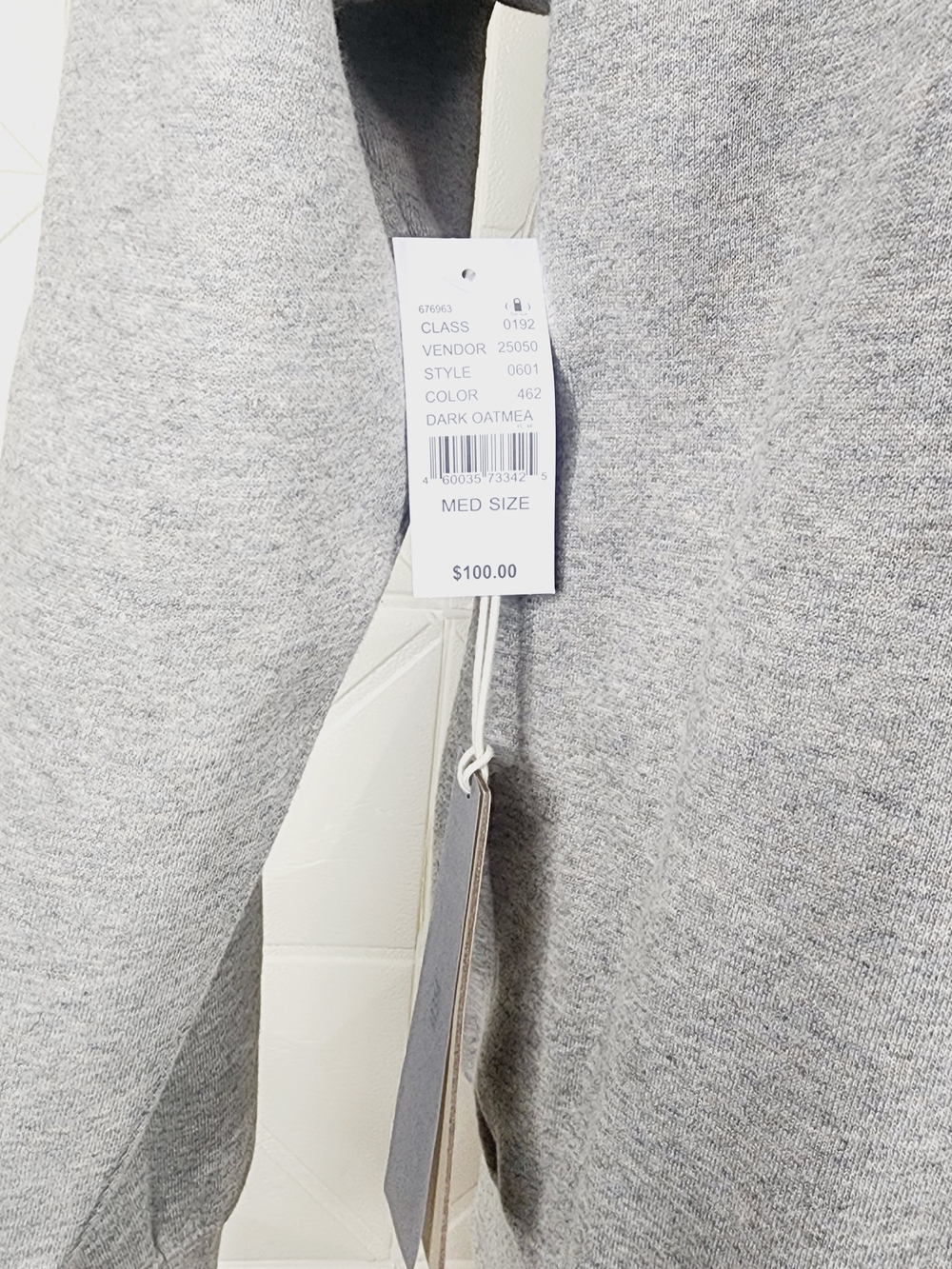ESSENTIALS Men’s Grey Hoodie Sweatshirt - Picture 5 of 9